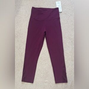 MPG Purple/FIG High-Waist Capri Leggings | Size XS | NWT